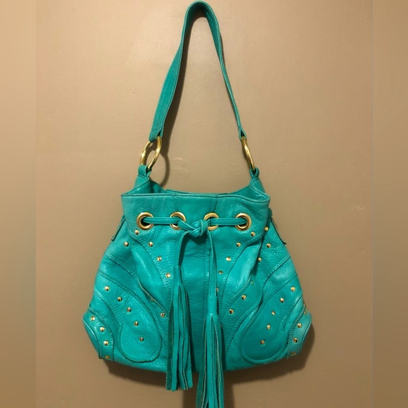 BULGA leather boHo butterfly bag - Picture 1 of 10